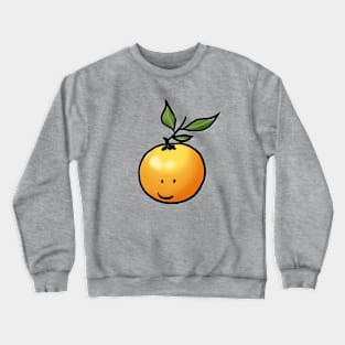 cute orange fruit Crewneck Sweatshirt